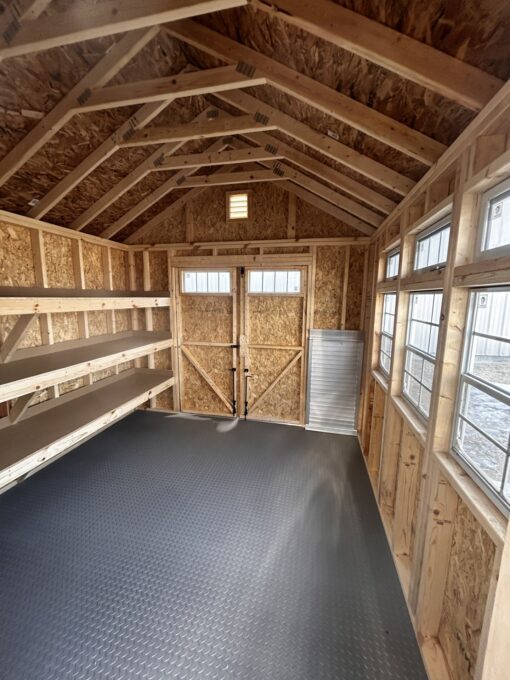 104603-2 10'x24' Greenhouse Shed Combo