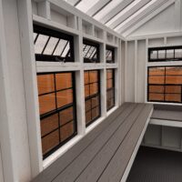 10'x24' Greenhouse Shed Combo