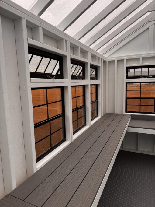 10'x24' Greenhouse Shed Combo