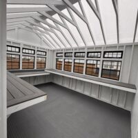 104604-4 10'x24' Greenhouse Shed Combo