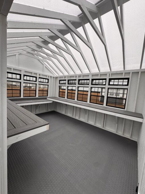 104604-4 10'x24' Greenhouse Shed Combo