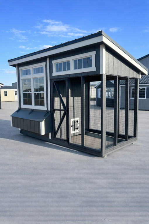 6'x12' Studio Chicken Coop Combo