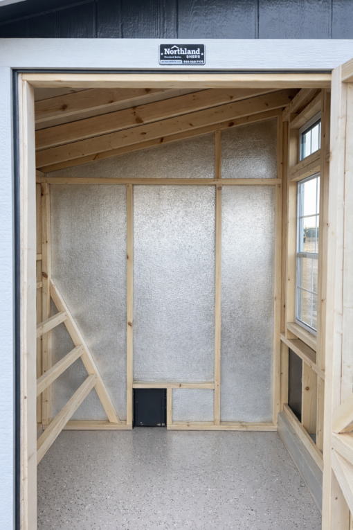 6'x12' Studio Chicken Coop Combo