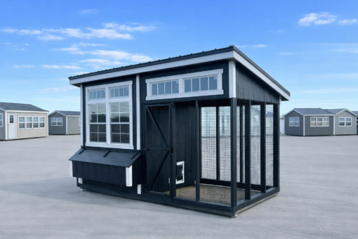 6'x12' Studio Chicken Coop Combo