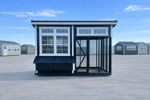 6'x12' Studio Chicken Coop Combo