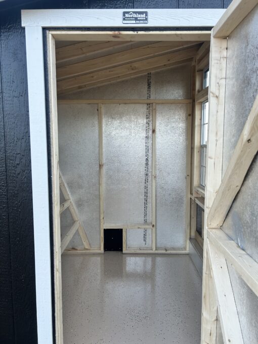 6'x12' Studio Chicken Coop Combo
