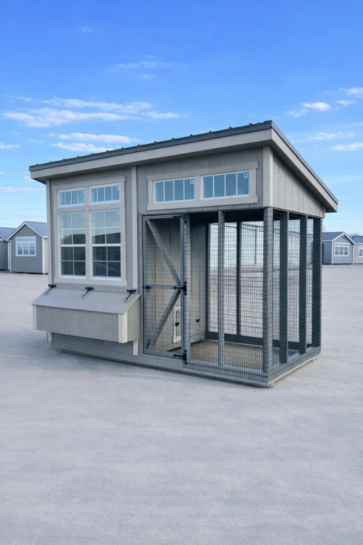 6'x12' Studio Chicken Coop Combo