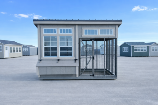 6'x12' Studio Chicken Coop Combo
