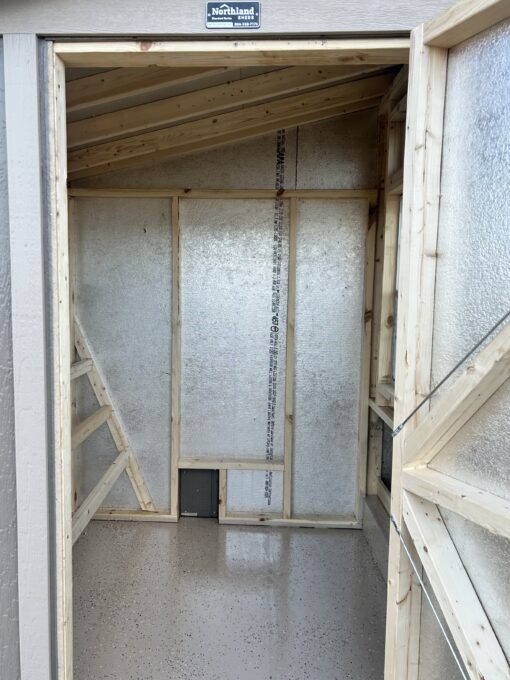6'x12' Studio Chicken Coop Combo
