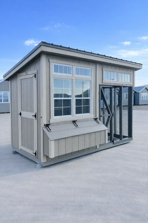 6'x12' Studio Chicken Coop Combo