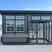 6'x12' Studio Chicken Coop Combo