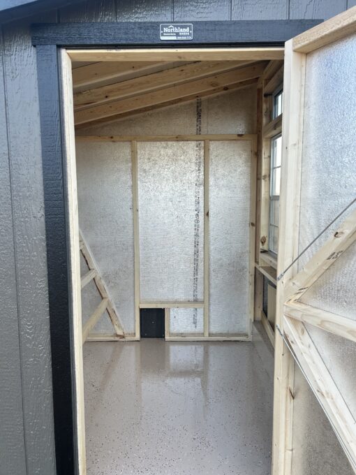 6'x12' Studio Chicken Coop Combo