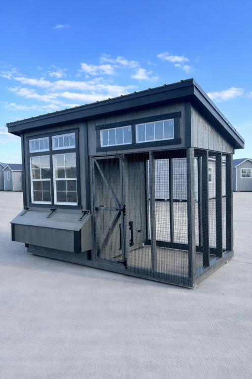 6'x12' Studio Chicken Coop Combo