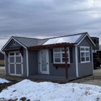 12'x22' Greenhouse & Garden Shed Combo