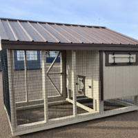 6'x10' Quaker Chicken Coop Combo
