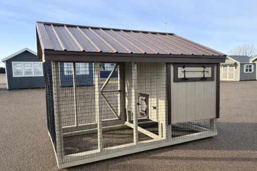 6'x10' Quaker Chicken Coop Combo