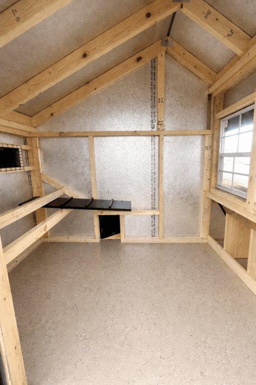 6'x10' Quaker Chicken Coop Combo