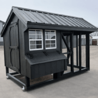 6'x10' Quaker Chicken Coop Combo