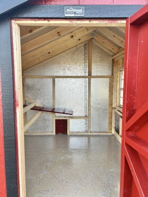 6'x12' Quaker Chicken Coop Combo