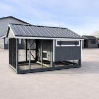 7'x12' Quaker Chicken Coop Combo