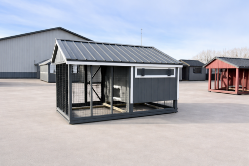 7'x12' Quaker Chicken Coop Combo