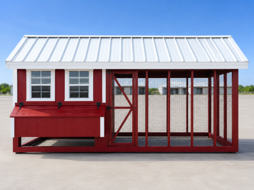 104622-1 7'x16' Quaker Chicken Coop Combo