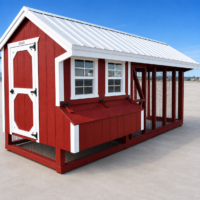 104622 7'x16' Quaker Chicken Coop Combo