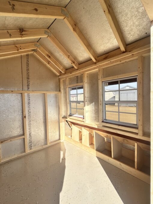 7'x16' Quaker Chicken Coop Combo