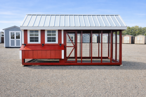 7'x16' Quaker Chicken Coop Combo