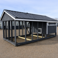 7'x16' Quaker Chicken Coop Combo