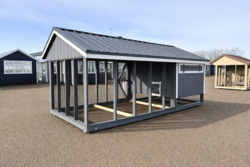 7'x16' Quaker Chicken Coop Combo