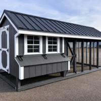 7'x16' Quaker Chicken Coop Combo