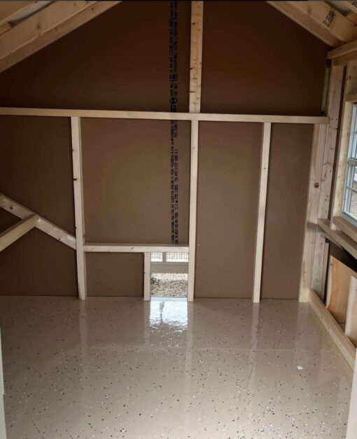 6'x12' Studio Chicken Coop Combo