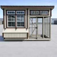 6'x12' Studio Chicken Coop Combo-Available After 04/27/26