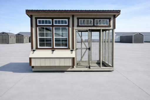 6'x12' Studio Chicken Coop Combo-Available After 04/27/26