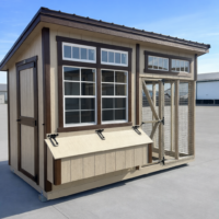 6'x12' Studio Chicken Coop Combo-Available After 04/27/26
