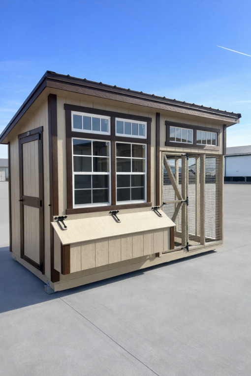 6'x12' Studio Chicken Coop Combo-Available After 04/27/26