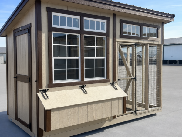 6'x12' Studio Chicken Coop Combo-Available After 04/27/26