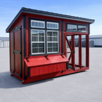 6'x12' Studio Chicken Coop Combo - Available After 04/27/26