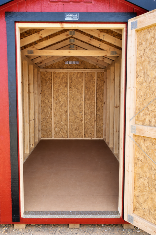 6'x10' Ranch Style Wood Panel Shed