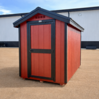6'x10' Ranch Style Wood Panel Shed