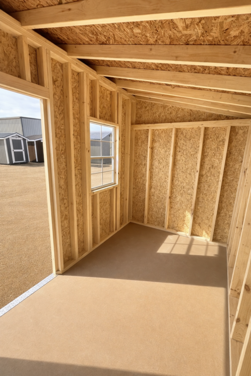 6'x10' Studio Style Wood Panel Shed