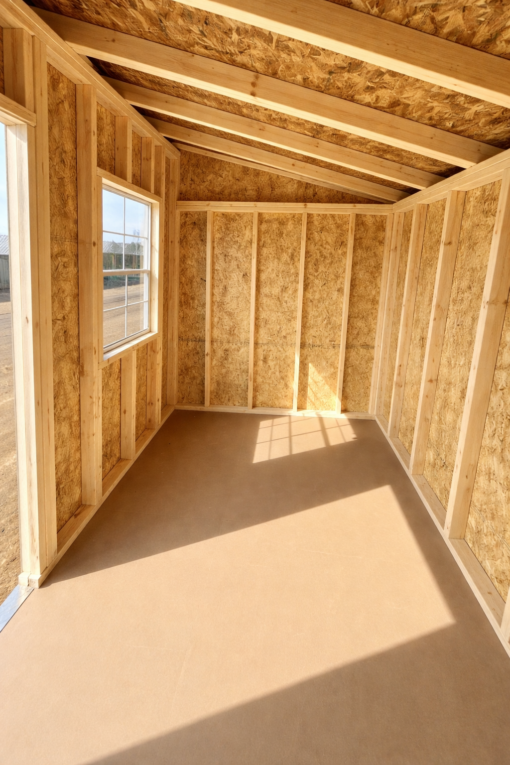 6'x10' Studio Style Wood Panel Shed