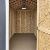 6'x10' Ranch Style Wood Panel Shed