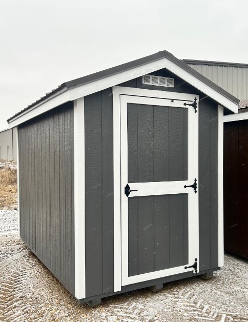 6'x10' Ranch Style Wood Panel Shed