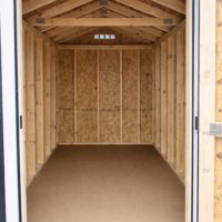 6'x10' Ranch Style Wood Panel Shed