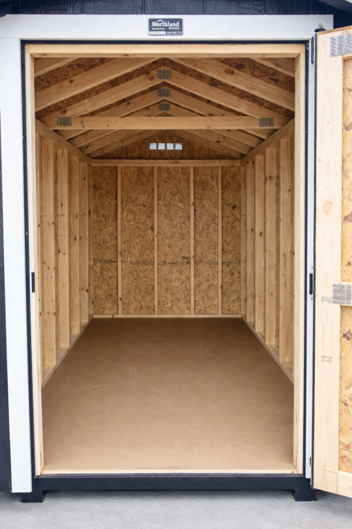 6'x10' Ranch Style Wood Panel Shed