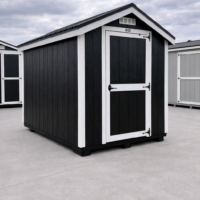 6'x10' Ranch Style Wood Panel Shed