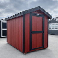 6'x10' Ranch Style Wood Panel Shed