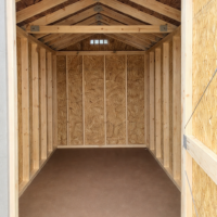 6'x10' Ranch Style Wood Panel Shed